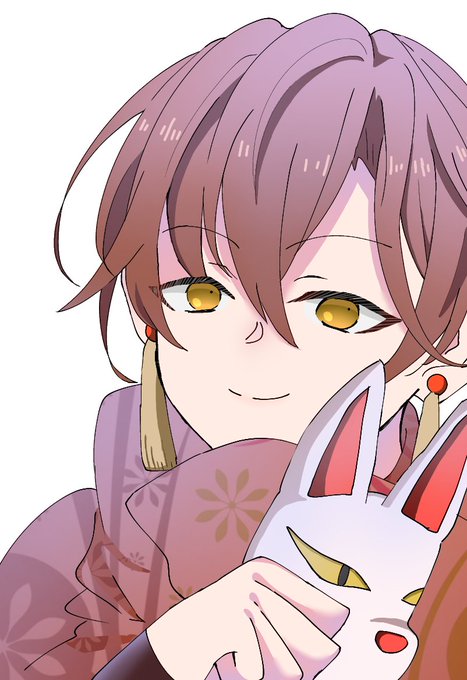 狐面のtwitterイラスト検索結果