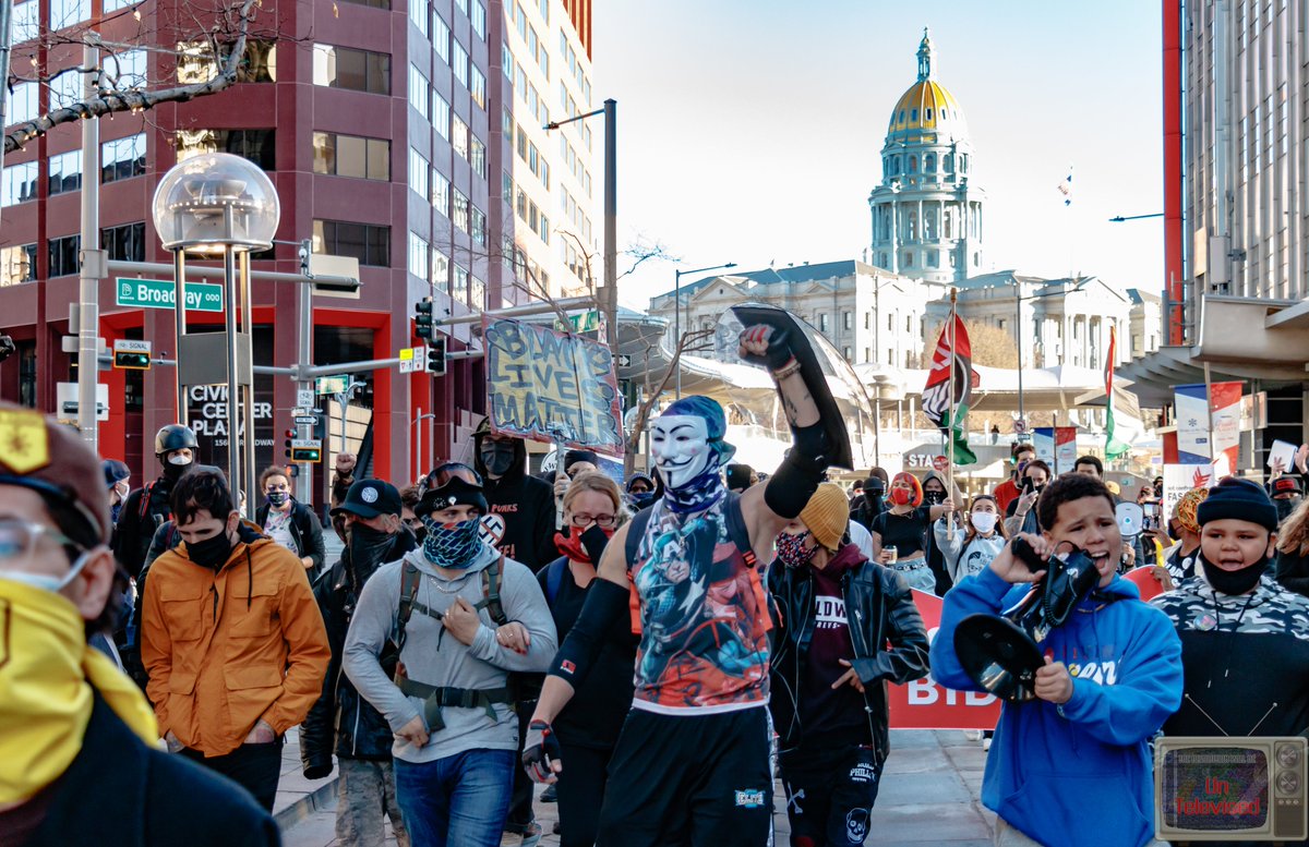 UnTelevisedLive's tweet photo. @NicholasElijah9 You really made this photo, you passion blast through this image brother.
#DenverProtest #BlackLivesMatter #J20 https://t.co/9kv01I90X6