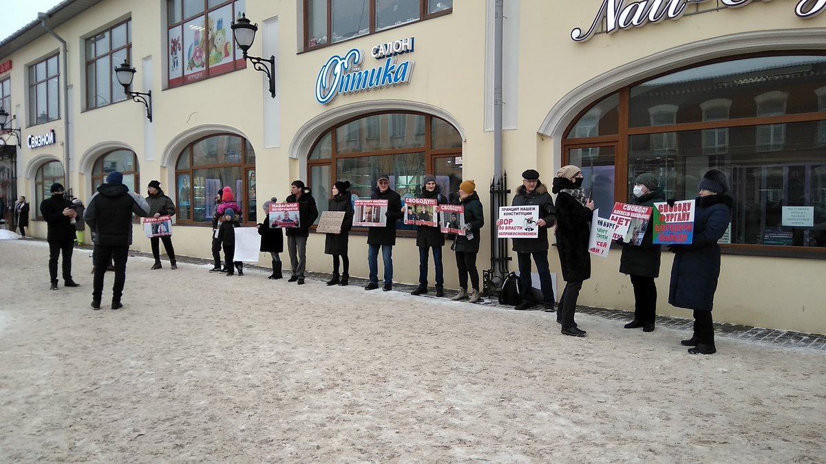 grinenko's tweet image. Боровичи #свободуНавальному #Навальный