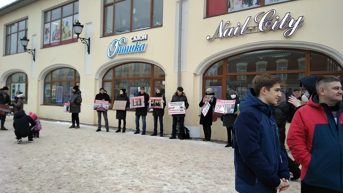 grinenko's tweet image. Боровичи #свободуНавальному #Навальный