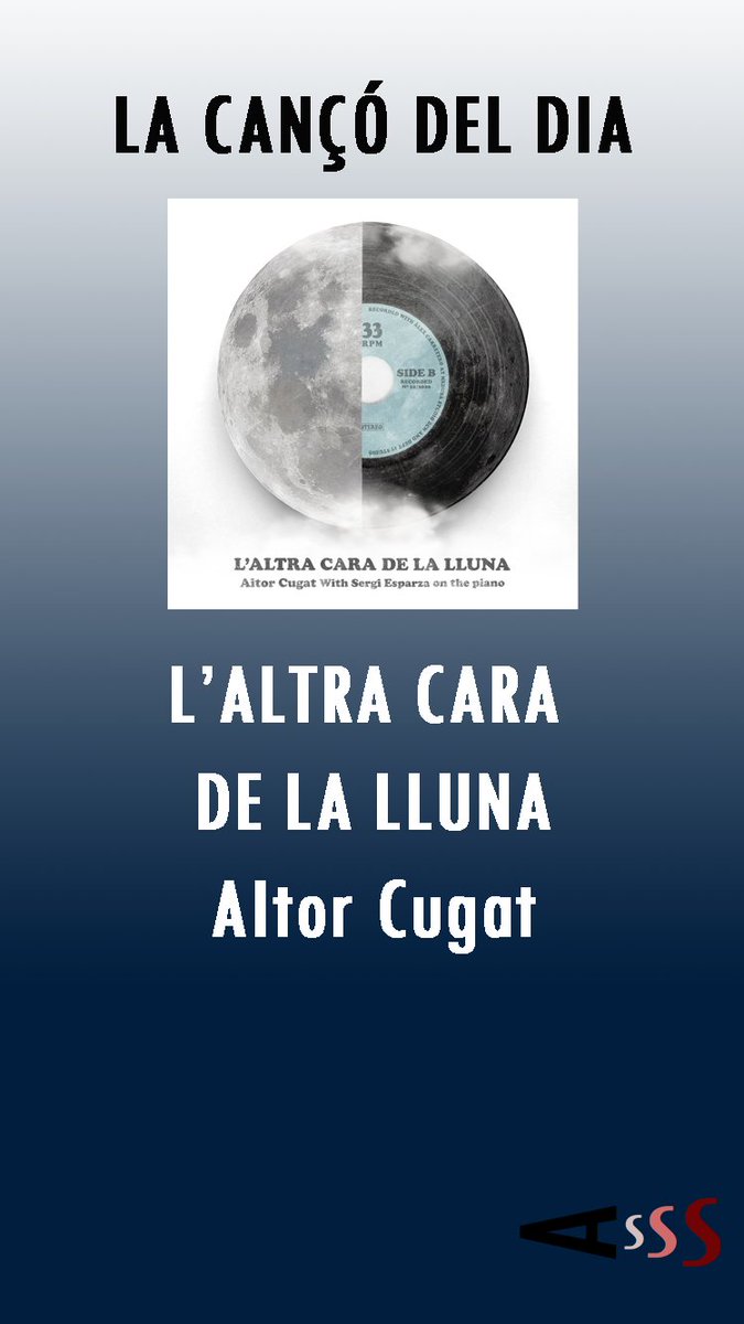 #AvuiSona com a #Cançódeldia #Laltracaradelalluna d'<a href="/aitor_xeic/">Aitor_cugat</a>!

El segon senzill que l'artista de les terres de l'#Ebre va publicar el passat 2020, en solitari. Com la cara de la lluna que no es pot veure, però que saps que sempre hi serà 👇

youtu.be/Xth9VRgsvgk