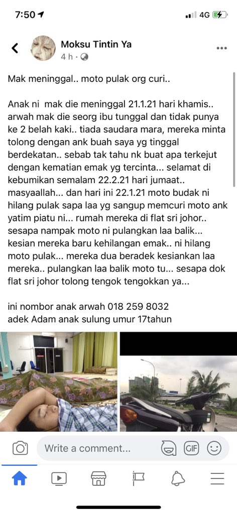 _hafizaizat's tweet photo. Tolong panjang2 kan. 😔 tak susah buat pahala. Mana tau ada sesiapa ternampak atau terambil. 🤲🏻 https://t.co/MVcTbnC1Vw