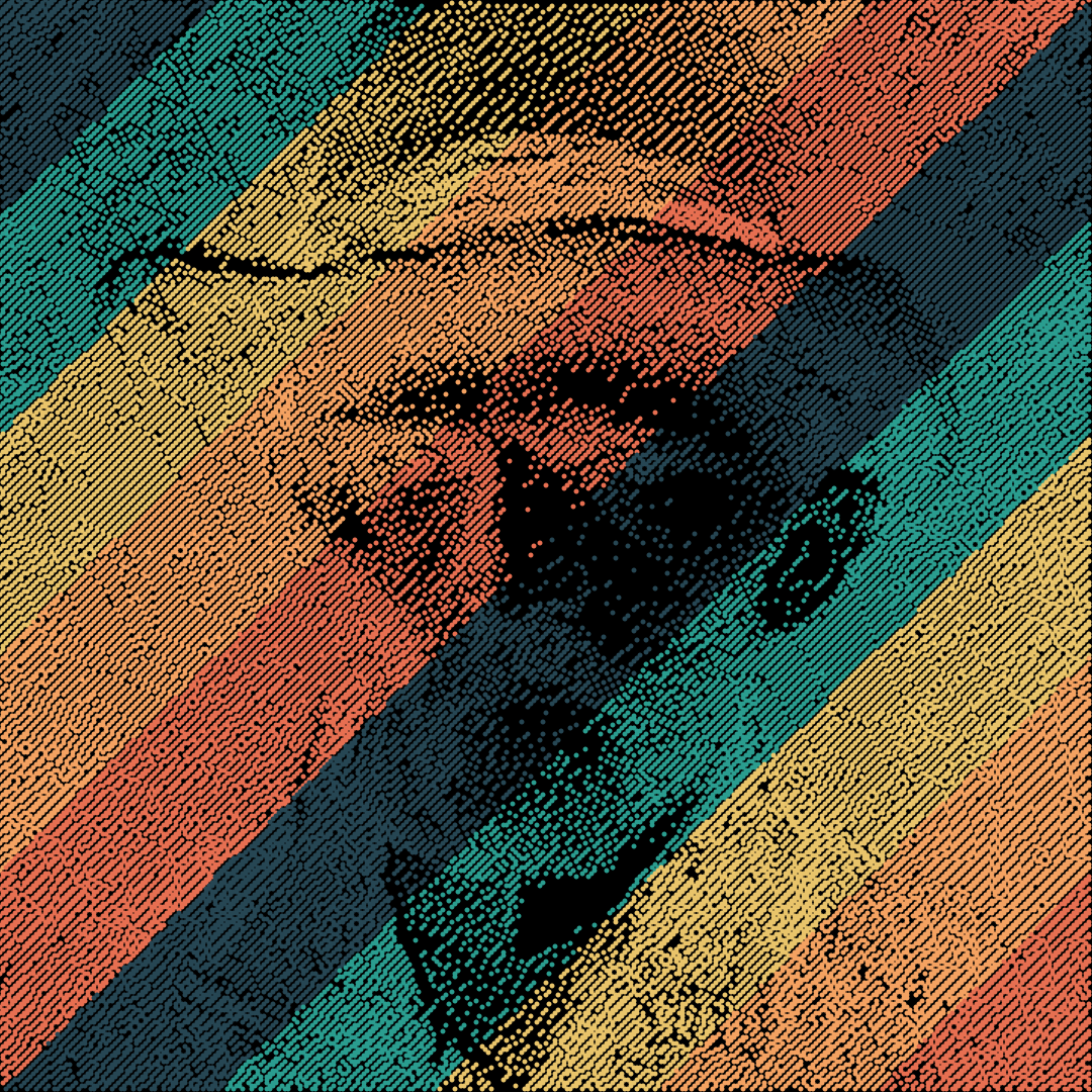 CoderSpaghetti's tweet photo. Prompt 23. 5 Colors, no gradients. Genuary21.
Dithering Algorithm + @rijksmuseum API + Colors
https://t.co/4pooPk4o7A
#genuary #genuary2021 #genaury #genaury2021
#generative #computational #creativecoding #generativeart #generativeartcode #Processing #animation #motiondesign https://t.co/we0j5xfF4F