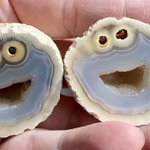ブラジルの火山の石を割った結果？断面があのキャラにそっくり!