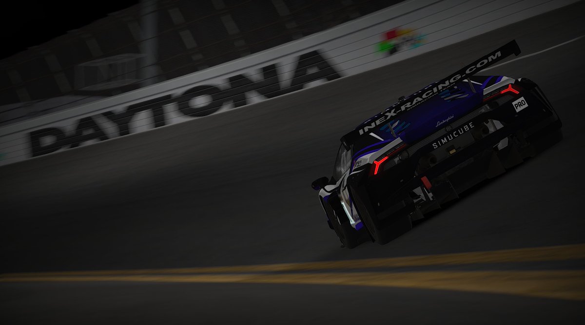 Raceday for the @iRacing Daytona 24 today! We'll have one Lamborghini in the GT3 class. Hoping for a clean race and a good result! Driving: Jack @avrolled PJ @pjs_57 Aleksi @AkseIi Justin @BrunnerRacing Joe @jletter93 Thanks to: @Simucube @VRacing_Sweden