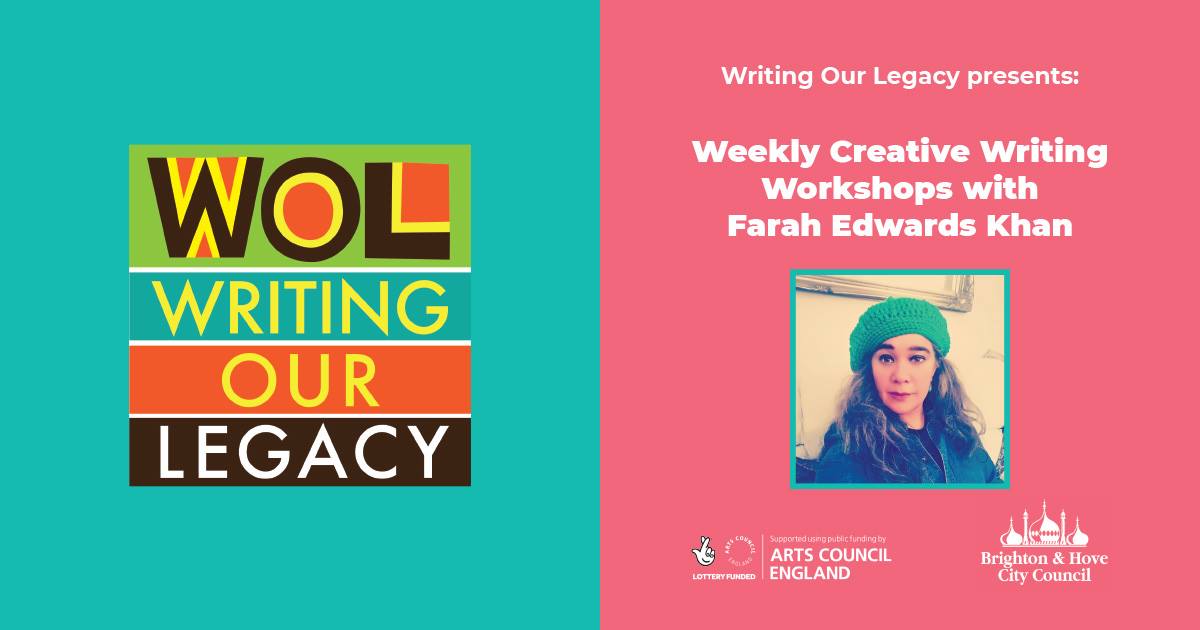 💥Looking to break that writer's block? Don't forget to sign up to the 2nd of Farah Edwards Khan's Weekly Creative Writing Workshops this Tues! 

Welcoming writers of all backgrounds and levels.

Week 2: Journeys 💼 🎒
Time: 6PM - 7.15PM
Date: Tues 26 Jan

bit.ly/2MiEjNm