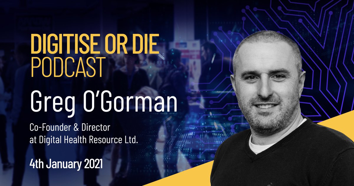 NimbusCentre's tweet photo. Today's podcast has Greg O'Gorman, Director at DHR (Digital Health Resource Ltd.). Greg along with co-founder @DervalORourke est DHR in 2018, a leading tech business for influencers in online membership platforms. Find out more on their brilliant business: https://t.co/QTHDcJsXr4 https://t.co/22ymwzkLFG