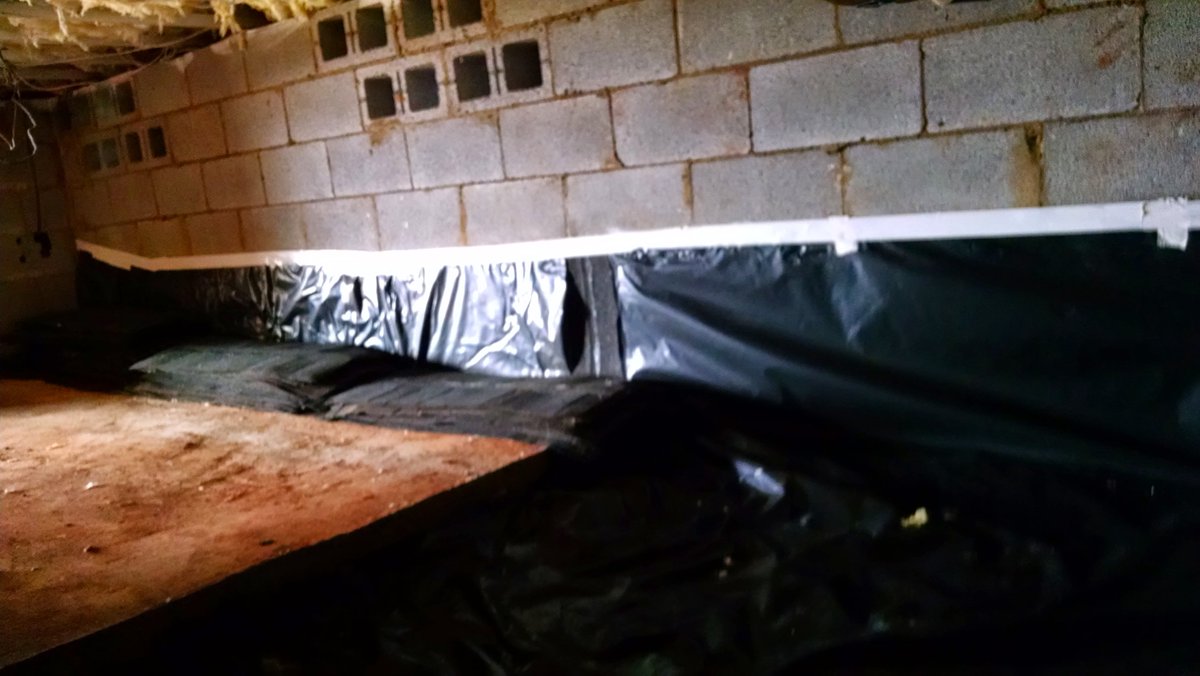 arrayofsolution's tweet image. #crawlspacevaporbarrier #greenvillesc #crawlspace #upstatesc #vaporbarrier