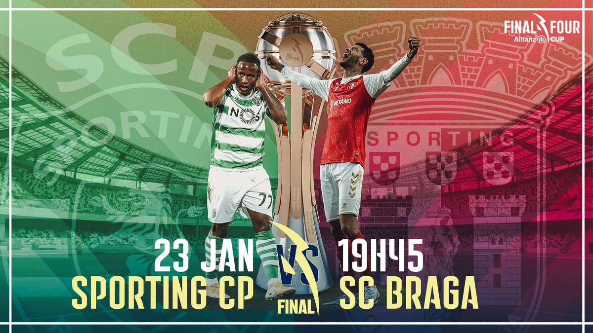 Hoy se juega la final de la Taça da Liga entre Sporting CP y SC Braga. Tanto Rúben Amorim como el conjunto bracanense son los vigentes campeones, ya que el ex del Benfica la ganó antes de mudarse al equipo verdiblanco el curso pasado.
Uno de ellos repetirá como campeón sí o sí. https://t.co/EqrqsiE0tn