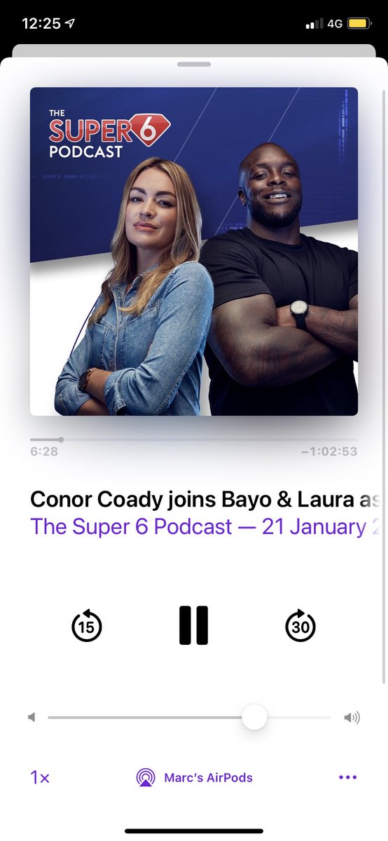 @Super6 #Super6Podcast little listen when doing the food shop @laura_woodsy @daRealAkinfenwa