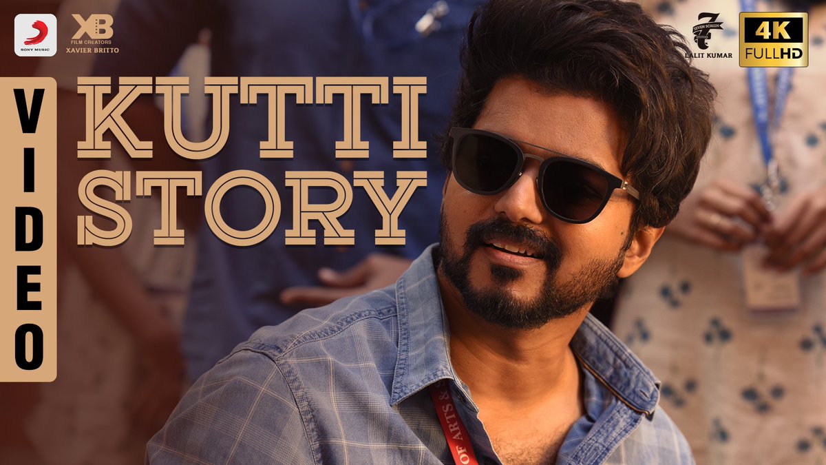SonyMusicSouth's tweet photo. Always be happy , Nanba! 😎

Making your day extra special with #Thalapathy's inspiring #KuttiStoryVideoSong ! 🔥

➡️ https://t.co/qARKaS0pkH

@actorvijay @anirudhofficial @Dir_Lokesh @Lalit_SevenScr @Jagadishbliss @XBFilmCreators @7screenstudio 

#MasterFilm https://t.co/v5ZjEfR6eG