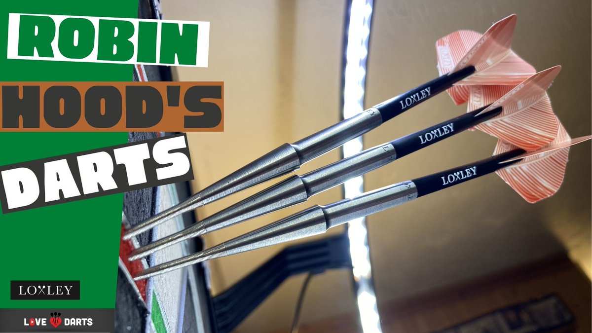 ROBIN HOOD'S DARTS!!! @LoxleyDarts ROBIN'S AS YOU HAVE NEVER SEEN THEM BEFORE! Check out my review of these darts on my channel here. youtu.be/Wz99z0-KgcU