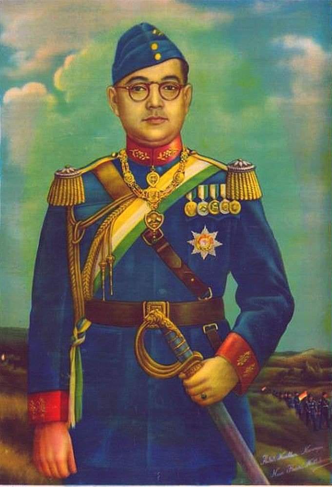 aforajayshah's tweet photo. It is Blood alone that can pay the price of FREEDOM. "तुम मुझे खुन दो मैं तुम्हे आजादी दुंगा" 
Longlive Netaji Subhas Chandra Bose!
#125stbirthanniversary #आजादहिंदफौज #पराक्रमदिवस https://t.co/F65HzytKRb