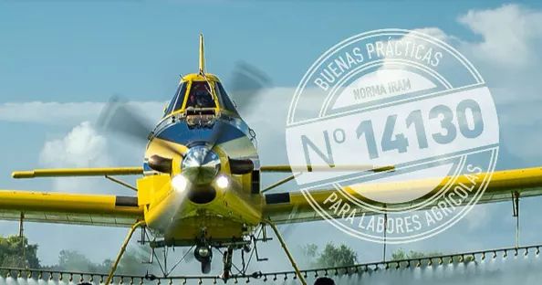 CAPBAOficial's tweet photo. Visitá nuestra página web y enterate de todos los detalles de la Norma IRAM 14130-3 para la aplicación aérea de fitosanitarios.
Seis de nuestras socias ya están certificadas.
#IRAM14130 @Syngenta_ar
https://t.co/xYO22TZvgI https://t.co/WJYKuSWm4Q