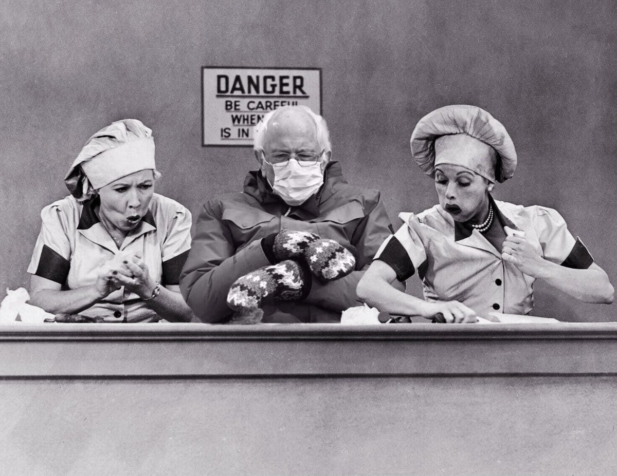 TiVoTheWorld's tweet photo. Ok one more. #Berniememes #BernieSanders #ilovelucy #TV https://t.co/k8x6QfT3qe