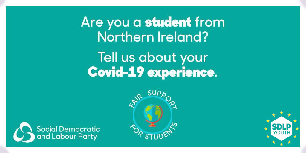 SDLPyouth's tweet photo. Students have been hit hard by this pandemic, it's time to make our voices heard.

https://t.co/m1xnakz1nB https://t.co/hM5bTDuW8o