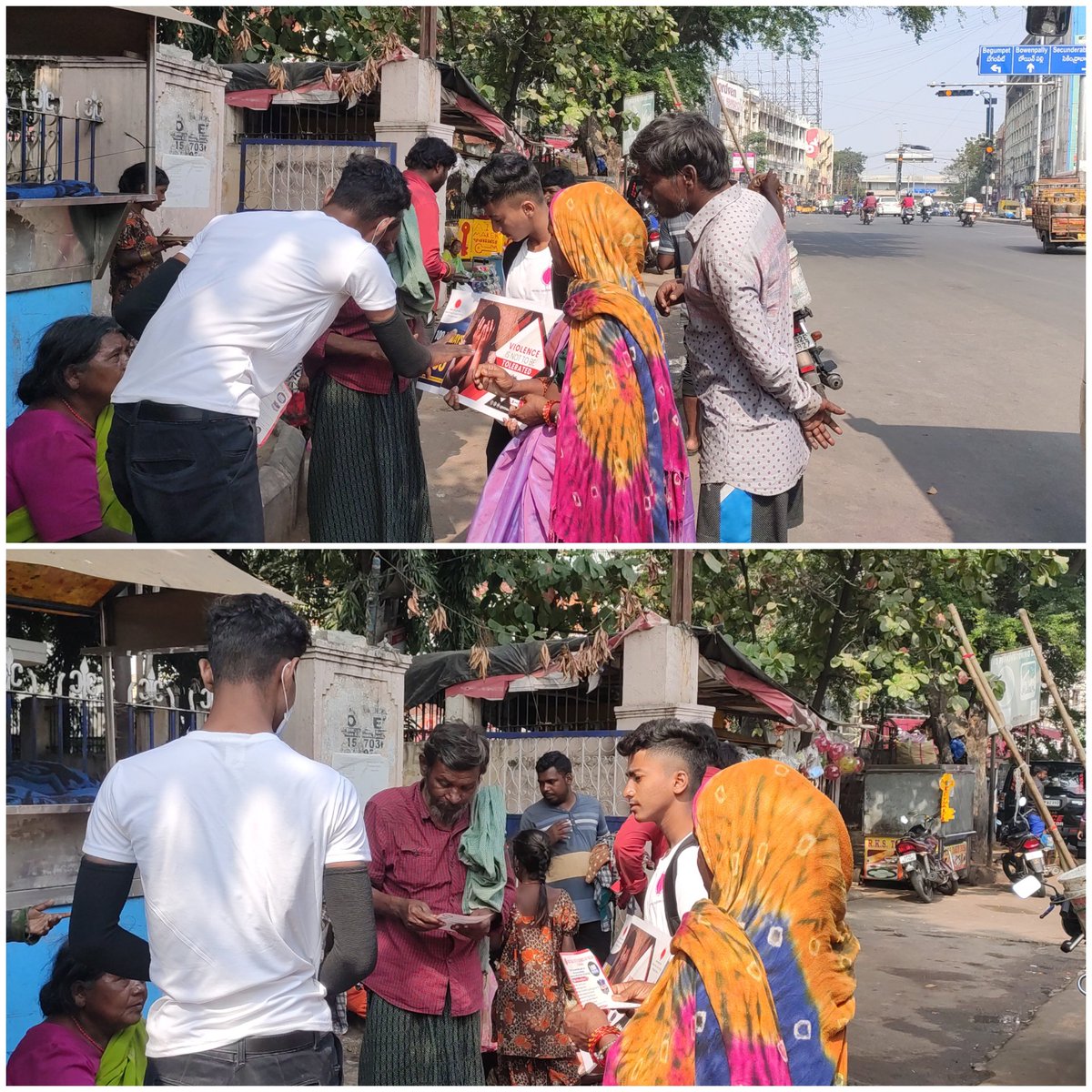 This was at Paradise Secunderabad
People were too keen of knowing about the advantages of dialing - 100 <a href="/hydcitypolice/">Hyderabad City Police</a> 
Specially the felt about the #Sheteams @sheteamcybd we proud to spread the significance of approaching the <a href="/TelanganaPolice/">Telangana Police</a> <a href="/TelanganaDGP/">DGP TELANGANA POLICE</a> 
<a href="/amarprasadreddy/">APR</a>