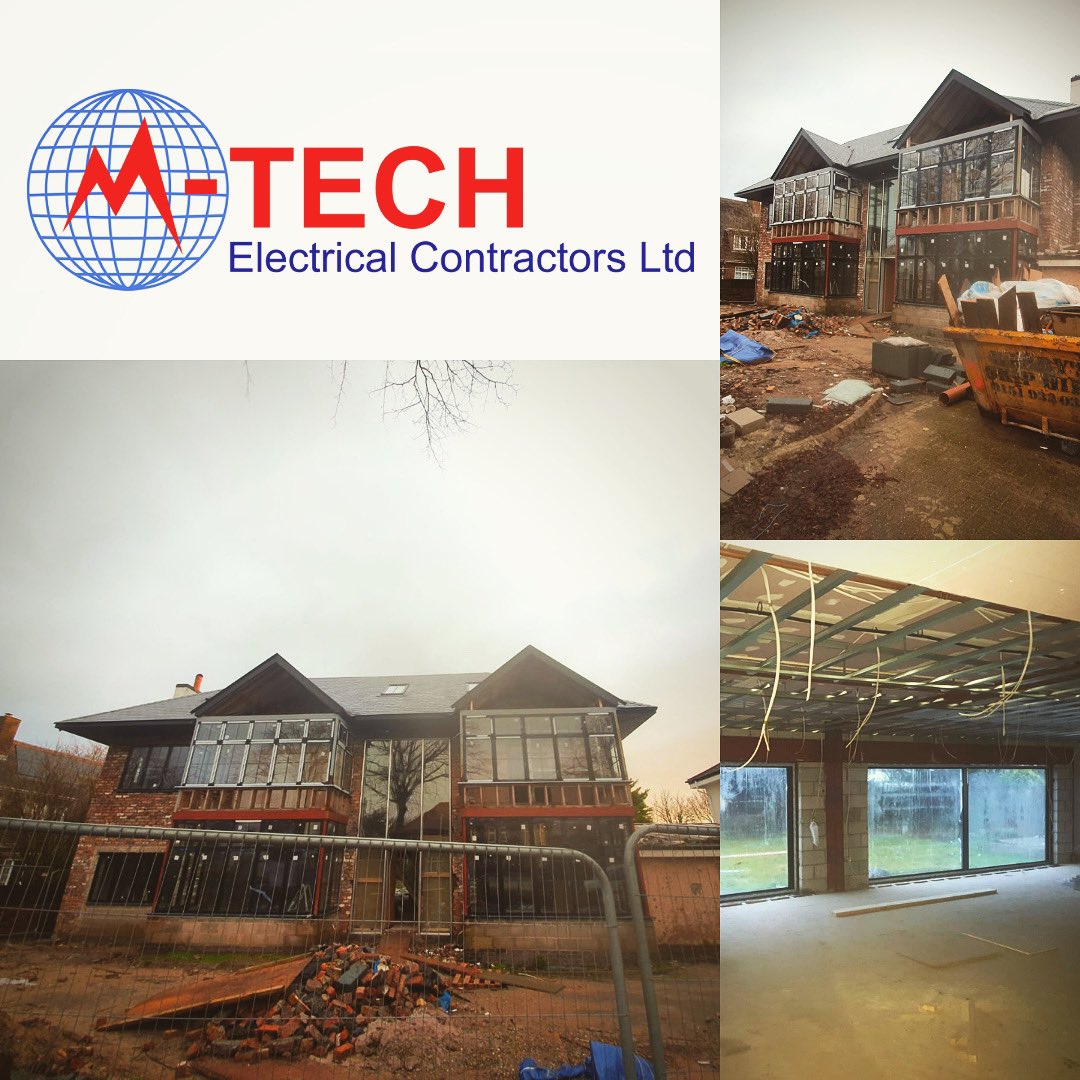 mtechelectrical's tweet photo. We’ve been working on a domestic property, providing a high-end electrical installation with feature chandeliers, Sonos sound system and bespoke ambient lighting! As well as a cinema room, swimming pool and CCTV system. 

Is your property in need of a refurb? DM us for more info https://t.co/2TQp96bpIA