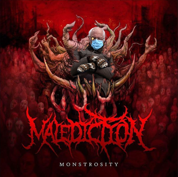 MaledictionBand's tweet photo. #maledicitonband #deathmetal #MittensBernie https://t.co/gqajKgtv2U