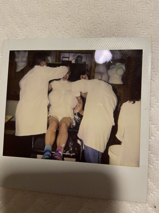 These are two Polaroids of me getting molded for the Doc Johnson&rsquo;s blowup doll... https://t.co/hdjAk<a href="/tag/feet"class="tags"><span>#feet</span></a>