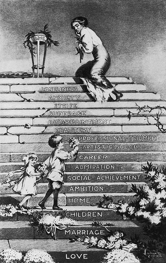 the anti-suffragists argued that the right to vote would ultimately be *bad for women* themselves, it would go against their natural role as caretakers of the home and familyaka "real Feminism... is embracing your role as a Mother" http://www.crusadeforthevote.org/naows-opposition
