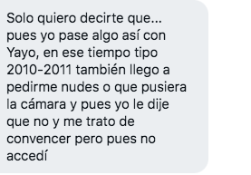 ixpanea's tweet photo. La lista sigue creciendo me busco una chica que había pasado lo mismo o parecido con la persona que hable en mi video. Ella no está lista para hablar publicamente pero para quien puede pensar lo hice por ¨mame¨ aqui mas pruebas y de otra persona. https://t.co/odKlNSg7Tc