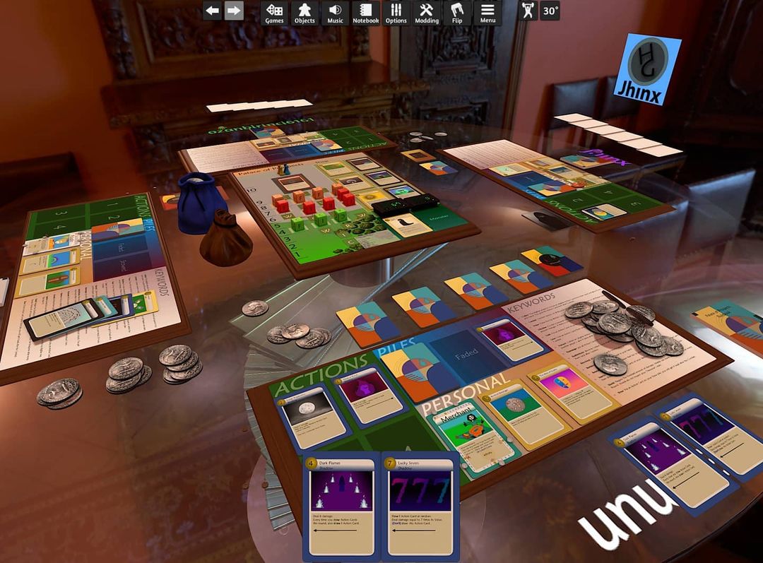 InGameUK_2097's tweet photo. Starting in an hour! TONIGHT JOIN US! For another #PlaytestBroadCast playing @PalaceOfProspects with the games designer Roy Höhle! 7PM GMT (20:00 CET) 📷 #BoardGames #TabletopGames #BoardGameGeek playing on @TabletopSim! #BoardGaming #BoardGameDesign #BGDesigners #BGPromotion https://t.co/IDalkddftm