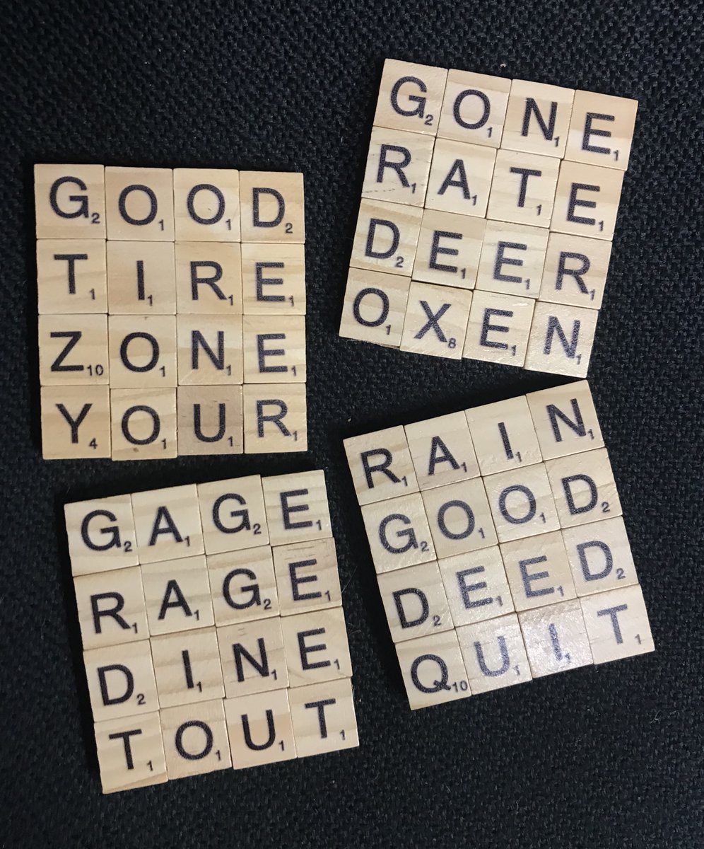 CreateabilityWI's tweet image. This Saturday, we are featuring coasters made out of Scrabble tiles. These each have a cork backing so they won&apos;t slide during use. Stop in to take a look! #SaturdaySpotlight #CreateabilityWisconsin

2001 W. Broadway and online campcreateabilityart.square.site!