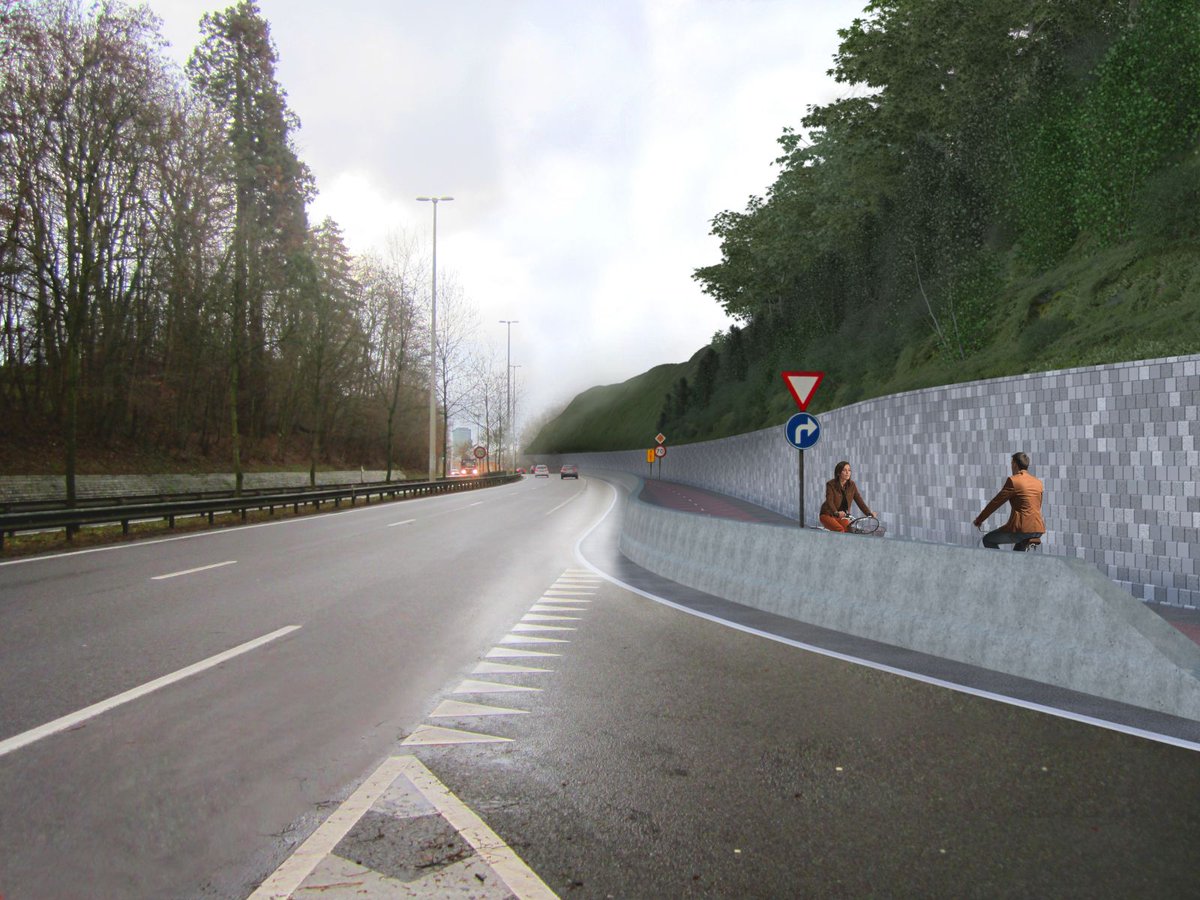 David_Dessers's tweet photo. Vandaag vonden de rooiwerken plaats aan de Rennessingel, met een zo klein mogelijke impact op de nabijgelegen linderij. @wegenenverkeer zal hier nu een veilig fietspad aanleggen tussen GHB en de Brusselsesteenweg. En zo werken we een gitzwart punt voor fietsers weg. #Leuven https://t.co/e4GDWeh9iv