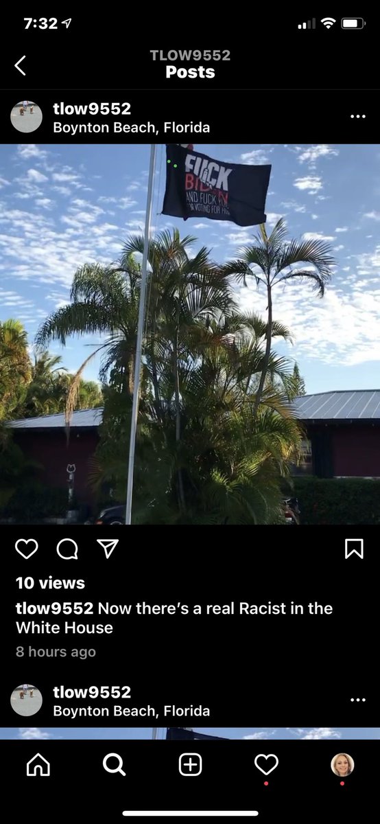 vanessaj0301's tweet photo. @itsJeffTiedrich My mother in law’s husband put up this flag in their front yard. Go ahead and let him know how you feel about it (I left his IG there for all you to do as you wish) https://t.co/ZBRoAshJlj
