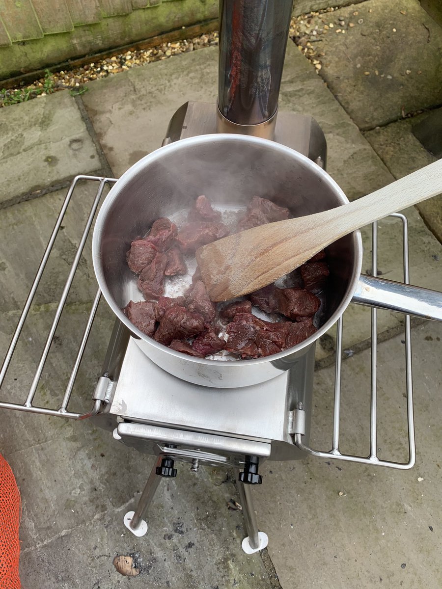 lostworld_4x4's tweet photo. Yesterday our tent stove arrived, so today we tested it out, 
We went for the stainless type and have to say the quality is excellent, I’ve never used one before but so far super impressed, https://t.co/Jzw1RdjFnE