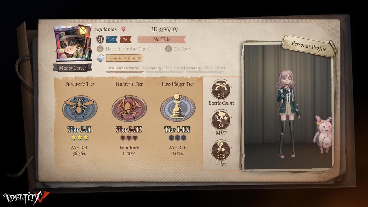 voresanemi's tweet photo. I'm playing Identity V. Fancy a game? https://t.co/LZWlJyvCE1