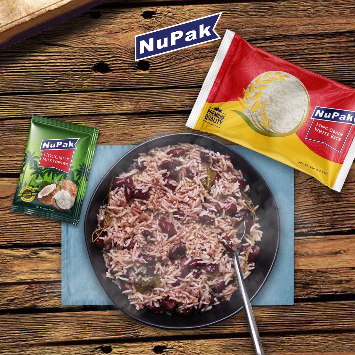 nupakja's tweet photo. Cooking Rice &amp; Peas Tomorrow ? Go to your nearest Supermarket Today and purchase our Nupak Coconut Milk Powder and our Nupak Rice for the best tasting Sunday Rice and Peas 

#nupakja #sundayriceandpeas #jamaicancoconutmilk #jamaicanrice #riceandpeas https://t.co/Kww6Pu1ned