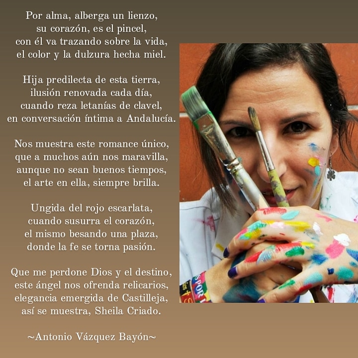 Como agradecerte está muestra de cariño, tus palabras, tus sentidas líneas llenas de colores y trazos. 
Gracias <a href="/AntonioVazBay98/">Antonio Vázquez Bayón.</a> en días grises eres capaz de sacar un arcoiris de 1000 colores. 
Sigue creando con tus maravillosas líneas que nada te frene. #VázquezBayónElPoeta