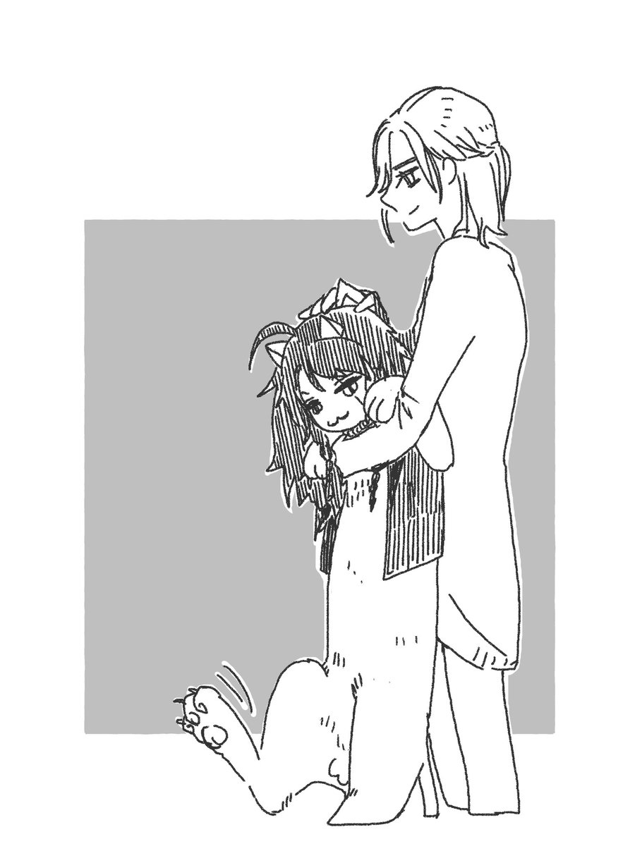 最近大きい飼い猫みたいな🦁サンしか描いてない気がして…
ちょっと描き方復習してみた。 