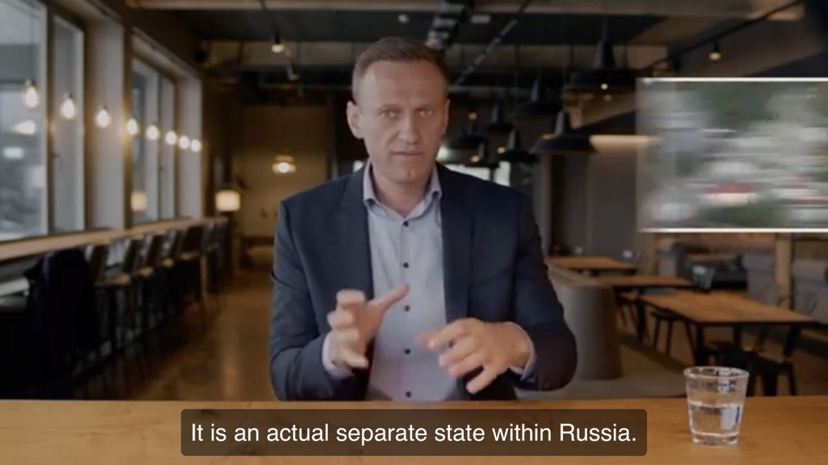 KING PUTIN: Navalny describes “Putin’s Palace” as an “actual separate state within Russia.”