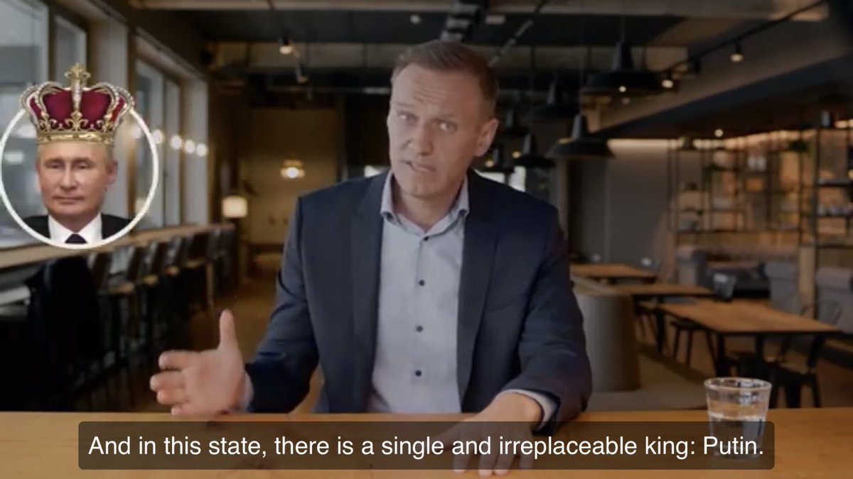 KING PUTIN: Navalny describes “Putin’s Palace” as an “actual separate state within Russia.”