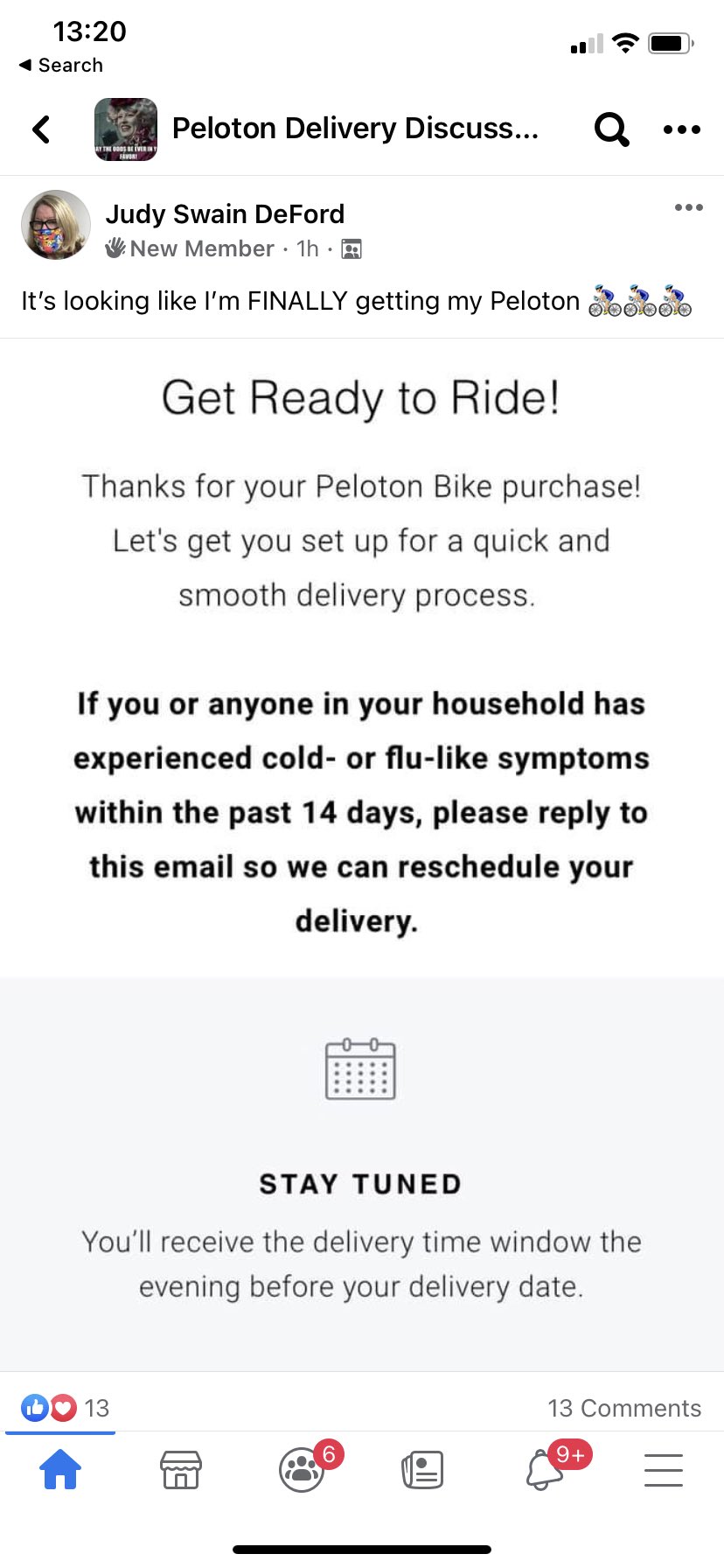 Reschedule peloton online delivery