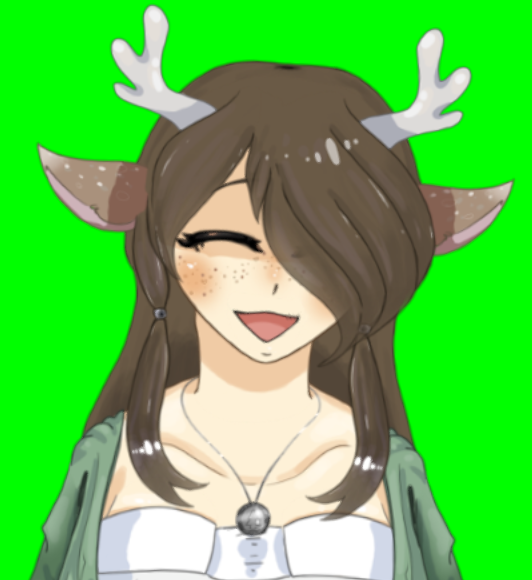 OseForest's tweet photo. #facerig #Vtuber #ENVtuber #VtuberEN okay so! apparently i was a dumb lil deer and forgot to download the Animaze camera!! So now that we've got that all fixed, we can get back to streaming! :D https://t.co/WcX4NYpt62
