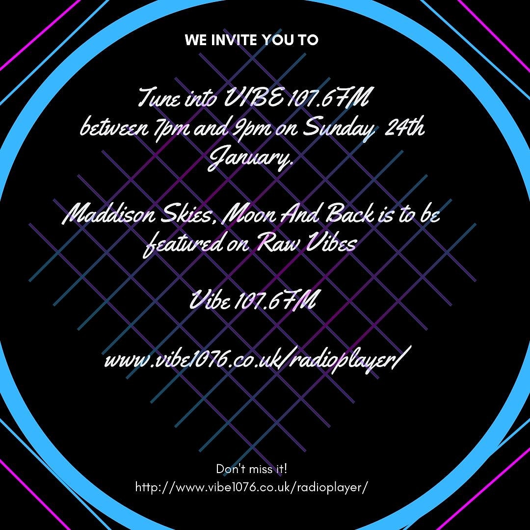 Maddison skies are featuring on <a href="/VIBE1076/">Vibe 107.6 FM</a>  tomorrow  make sure you tune in