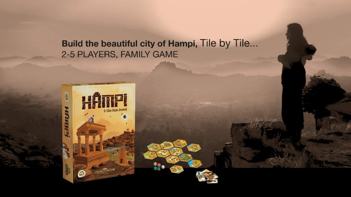 tacitgames's tweet photo. @GailSimone https://t.co/ysI2h0THgy .Introducing our new  game ....  #HAMPI https://t.co/194QUztzbO