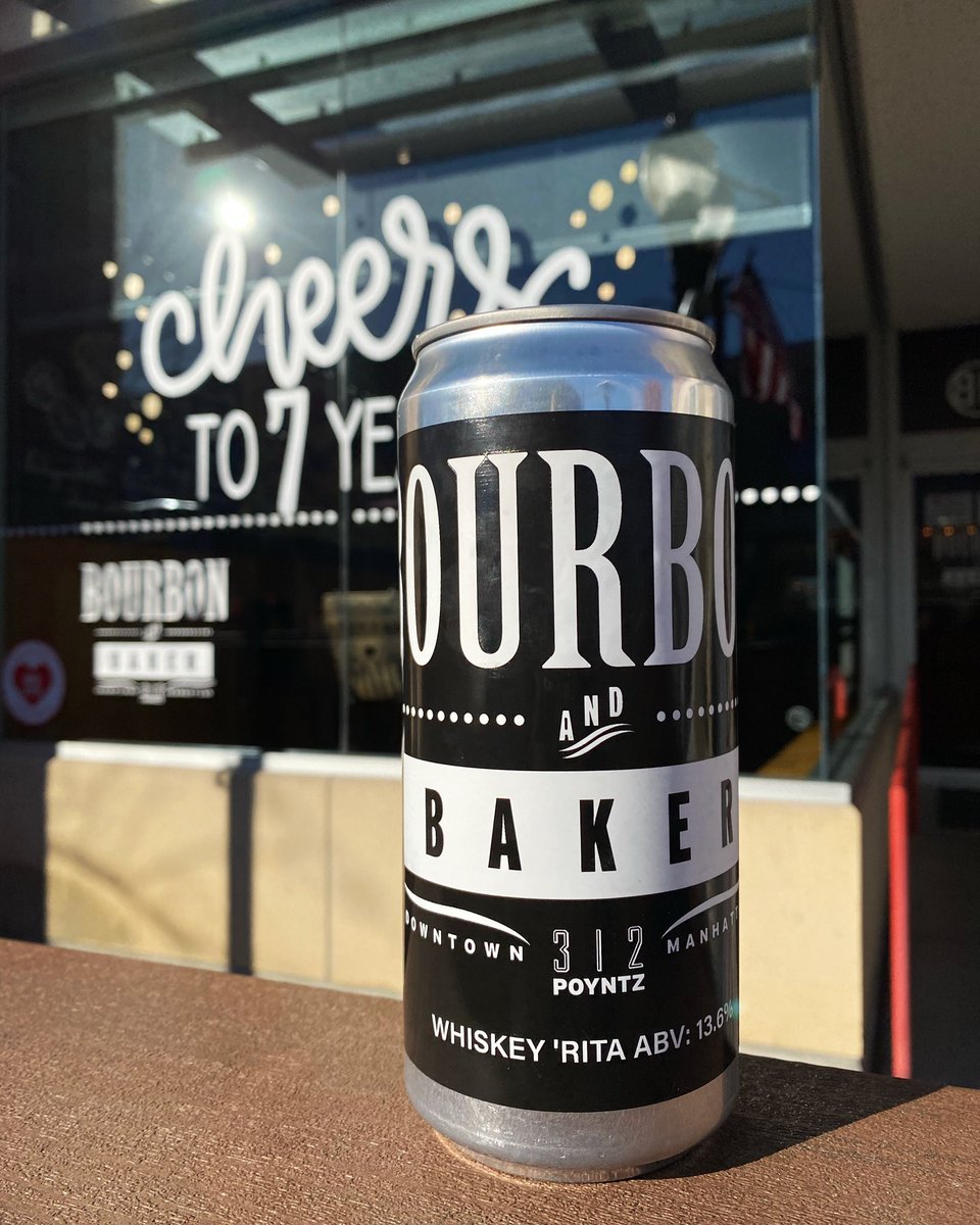 BourbonAndBaker's tweet photo. ✨EXTENDED CROWLER SALE✨ Stock up on your cocktail crowlers for your game day needs tomorrow! All crowlers are $20/each. Each can serves 6 drinks! #32OzOfFun #DowntownMHK https://t.co/vEUMgphSNr
