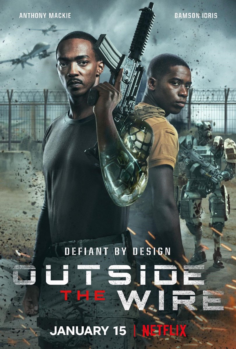 msjulianazee's tweet photo. NETFLIX MOVIE 

#OutsideTheWire 

Biasalah movie perang US haruslah ada nuclear &amp; Rusia gitu. Robot soldier ni berpaling tadah nak bom US end up kena sailang dengan budak sendiri. Last2 US selamat macam biasalah 😌. 

Rating: 3/5 https://t.co/n3wdHYVpyc