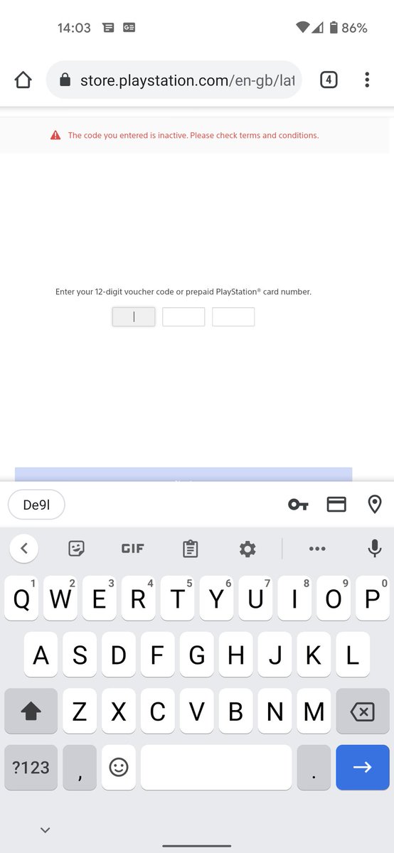 Jack_Hole_'s tweet photo. @AskPS_UK I have tried all the troubleshooting and none of these steps help - still served with the following error: https://t.co/DEBQfvme9S