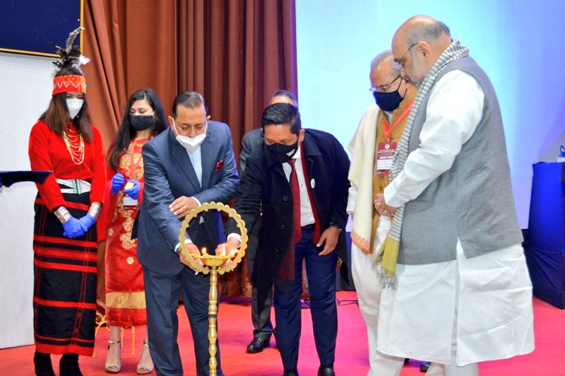 SangmaConrad's tweet photo. Thank Hon'ble Home Minister @AmitShah Ji &amp; Hon'ble Union MoS Sh. @DrJitendraSingh Ji for their presence at the 69th @NEC_GoI Plenary. As mentioned by Hon'ble MoS, #NorthEast is the New Engine of #India &amp; we will continue to work collectively under PM @narendramodi Ji's leadership https://t.co/nxAbrQ8HuA