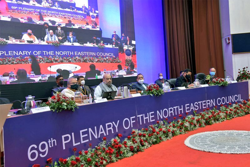 SangmaConrad's tweet photo. Thank Hon'ble Home Minister @AmitShah Ji &amp; Hon'ble Union MoS Sh. @DrJitendraSingh Ji for their presence at the 69th @NEC_GoI Plenary. As mentioned by Hon'ble MoS, #NorthEast is the New Engine of #India &amp; we will continue to work collectively under PM @narendramodi Ji's leadership https://t.co/nxAbrQ8HuA