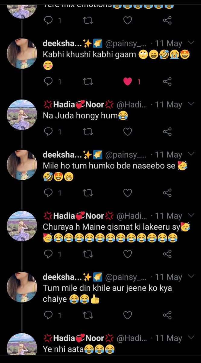 HadiaNoor3172's tweet photo. Han yad hai wo dosti ka hr mza
Muhbtein wo ronqain wo mastiyan
Lga k shart wo zndgi ki phr koi
Jo wady kr liye na hoge hm juda kbhi
O mere yaara teri yariyan Dil ki sada Meri khushyan tu sariyan Hoge na juda
Dil ka dil se hua hai "Ehd e wafa"🤝
@painsy_zara ❤️🥰😘
#FirstChat https://t.co/lJdofLQMdd