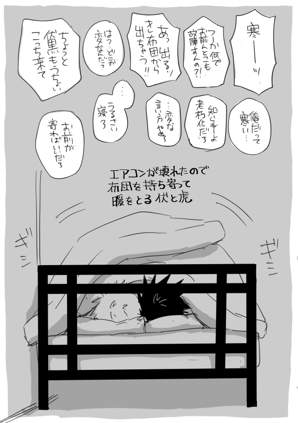 #伏虎ワンドロ
お題「寒い日」 