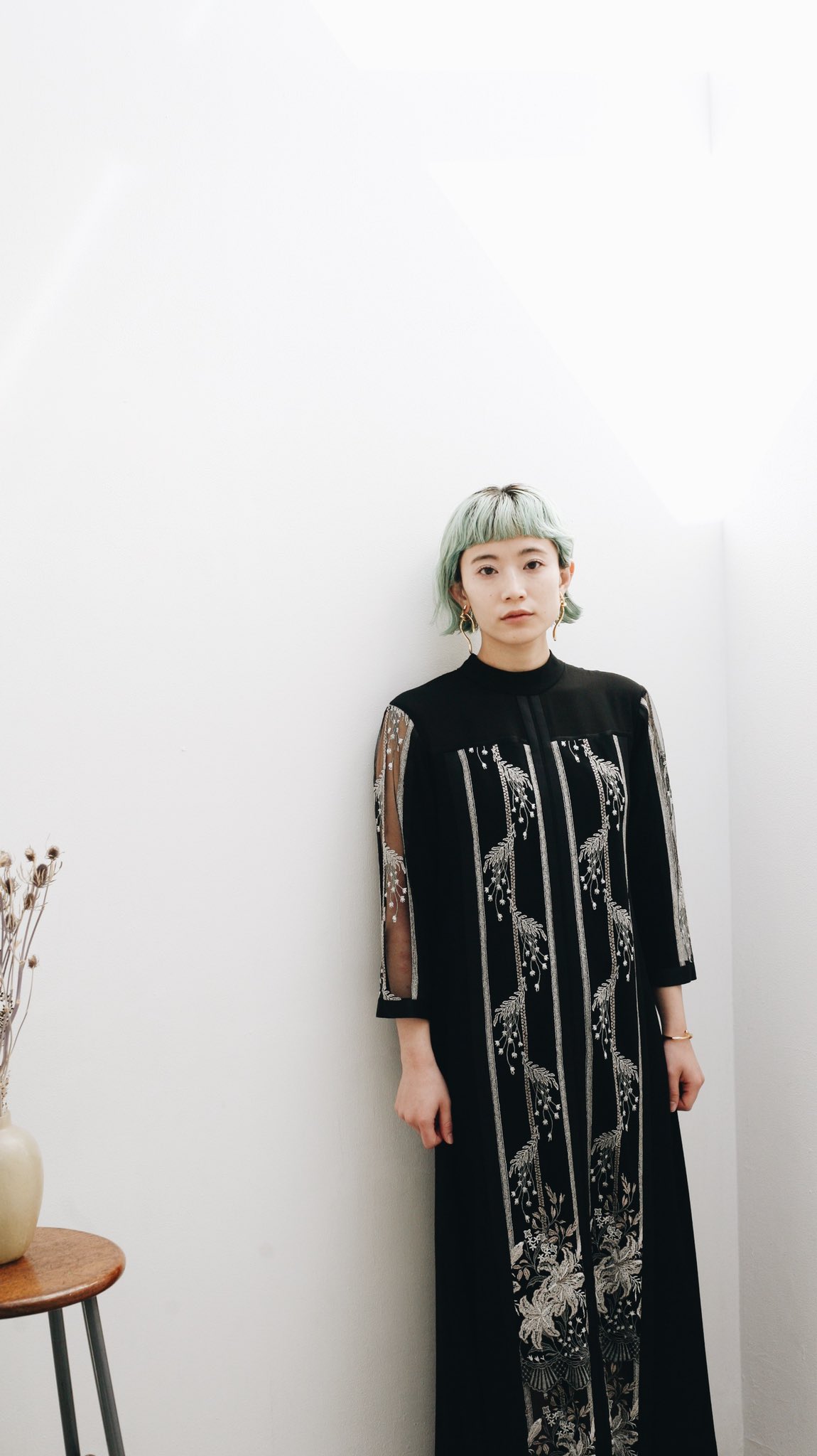 MURRAL framed flower dress black サイズ1 | tspea.org