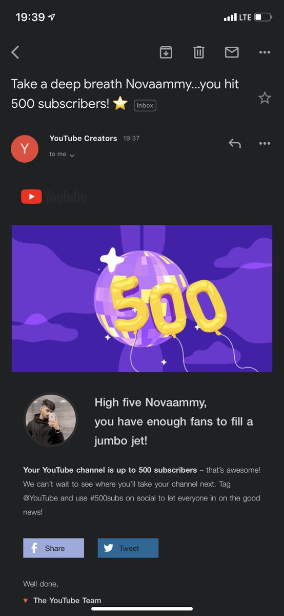 novaammy's tweet image. Wow, thank you so much everyone, I just hit 500 subscribers on YouTube! #500subs